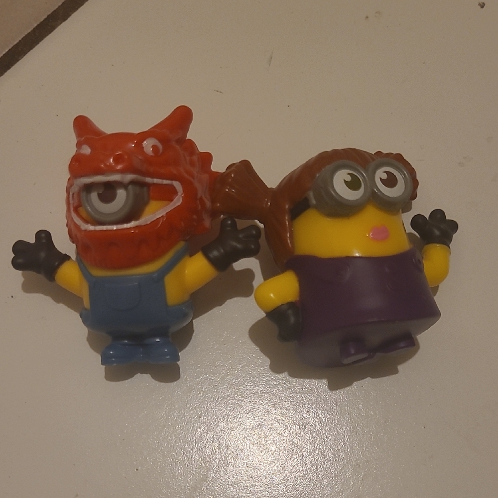 Minions Toy Set - Red and Purple